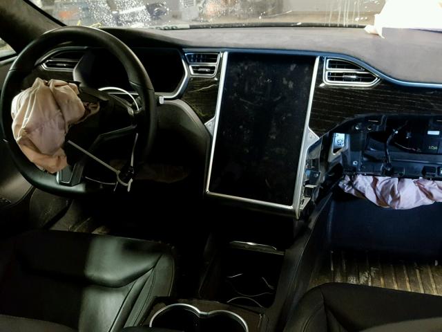 5YJSA1E21GF142570 - 2016 TESLA MODEL S BLUE photo 9