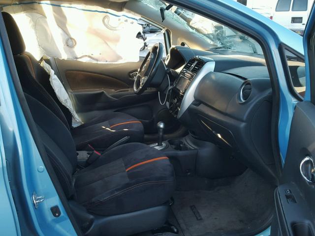 3N1CE2CP0FL440432 - 2015 NISSAN VERSA NOTE BLUE photo 5