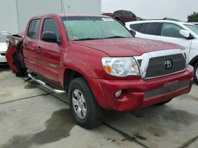 5TEMU52N97Z378906 - 2007 TOYOTA TACOMA DOU RED photo 1