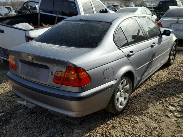 WBAEV33435KX09697 - 2005 BMW 325 I SILVER photo 4