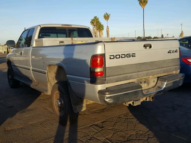 3B7KF2361XG198922 - 1999 DODGE RAM 2500 SILVER photo 3