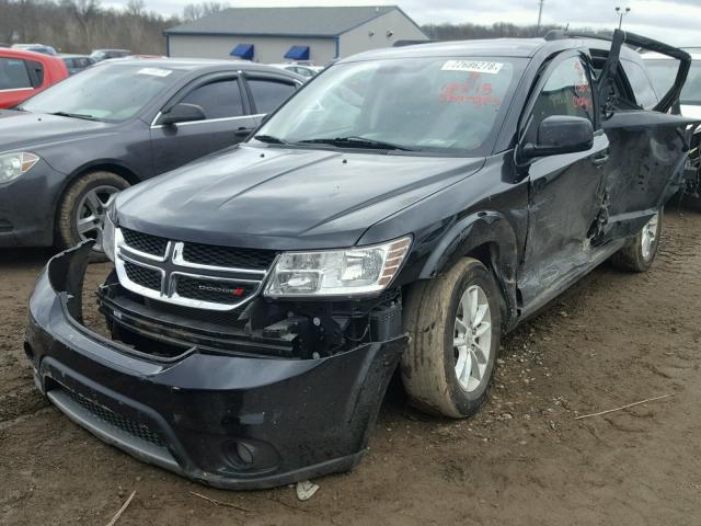 3C4PDCBG0FT524839 - 2015 DODGE JOURNEY SX BLACK photo 2