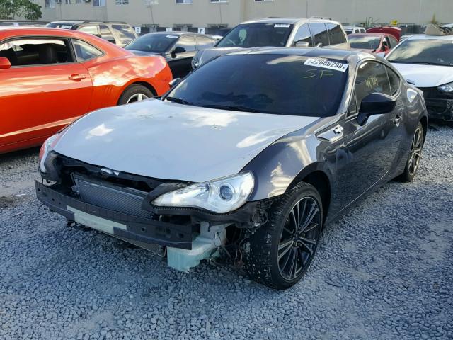 JF1ZNAA16G9700820 - 2016 TOYOTA SCION FR-S ნაცრისფერი ფოტო 2