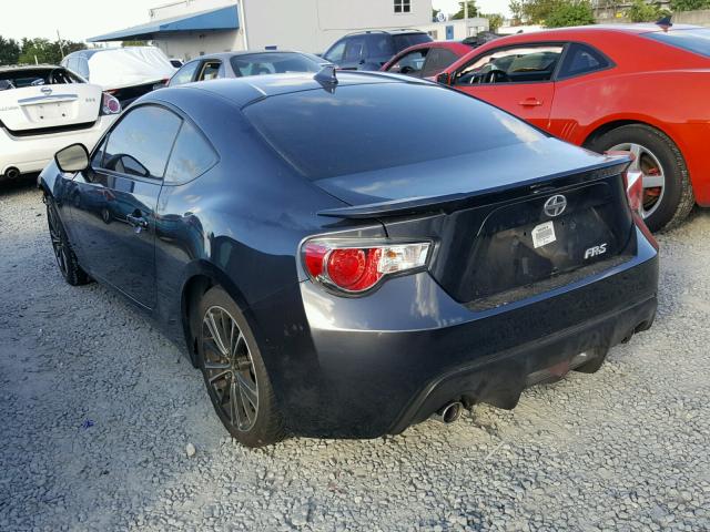 JF1ZNAA16G9700820 - 2016 TOYOTA SCION FR-S ნაცრისფერი ფოტო 3