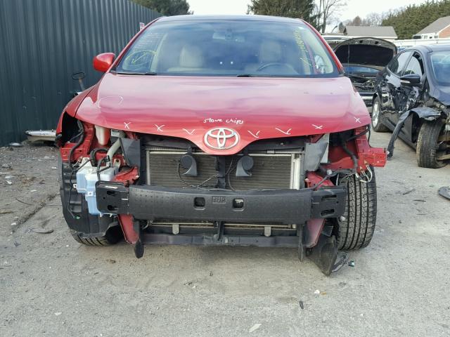 4T3BK11A79U005916 - 2009 TOYOTA VENZA BASE RED photo 9