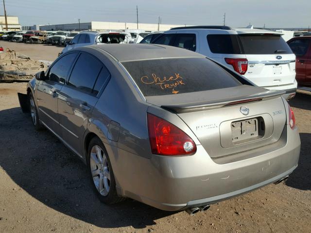 1N4BA41E07C822738 - 2007 NISSAN MAXIMA SE TAN photo 3