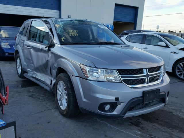 3C4PDCBG2FT754978 - 2015 DODGE JOURNEY SX SILVER photo 1