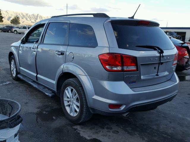 3C4PDCBG2FT754978 - 2015 DODGE JOURNEY SX SILVER photo 3