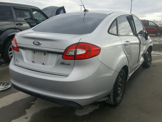 3FADP4AJXDM107271 - 2013 FORD FIESTA S SILVER photo 4