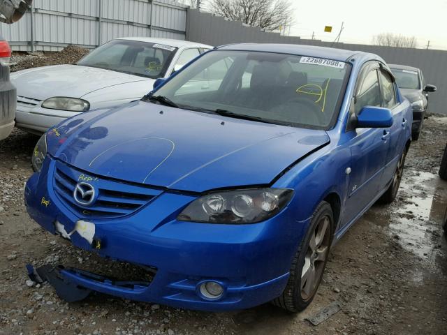 JM1BK323051222535 - 2005 MAZDA 3 S BLUE photo 2