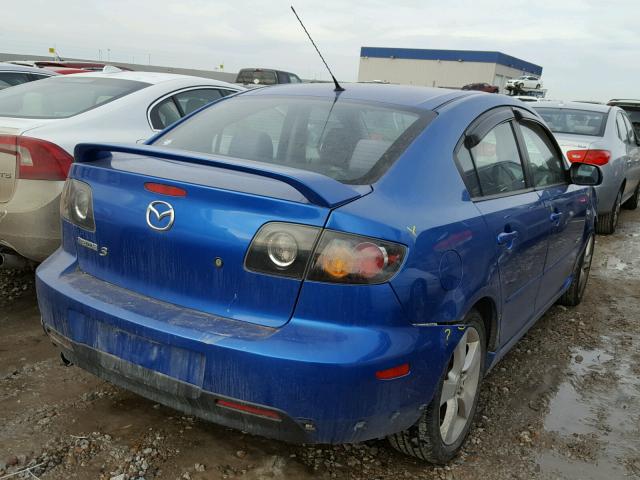 JM1BK323051222535 - 2005 MAZDA 3 S BLUE photo 4