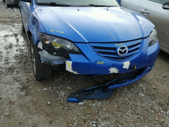 JM1BK323051222535 - 2005 MAZDA 3 S BLUE photo 9