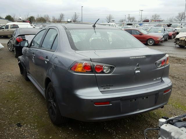 JA32U2FU8HU015299 - 2017 MITSUBISHI LANCER ES GRAY photo 3