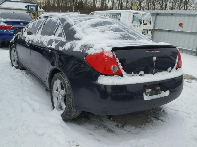 1G2ZG57N084223892 - 2008 PONTIAC G6 BASE BLACK photo 3