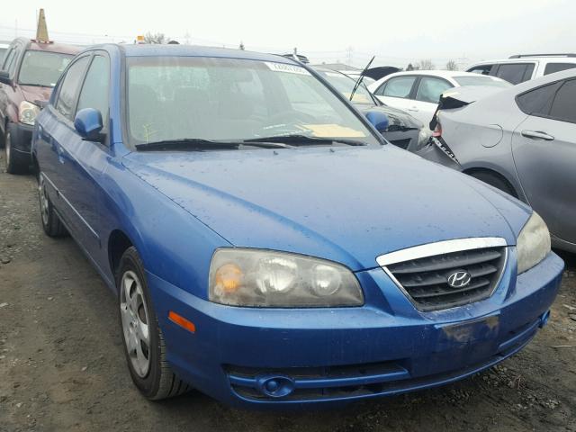 KMHDN46D35U072276 - 2005 HYUNDAI ELANTRA GL BLUE photo 1