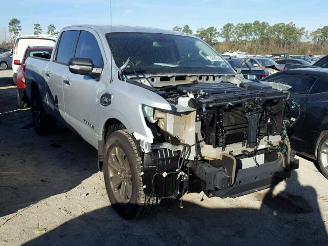 1N6AA1E66HN572058 - 2017 NISSAN TITAN SV SILVER photo 1