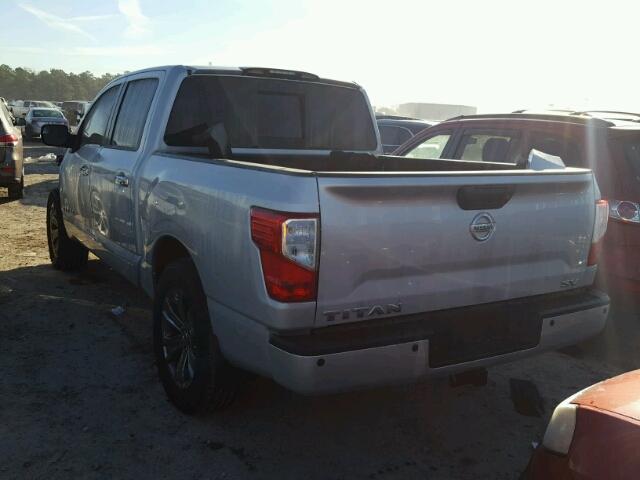 1N6AA1E66HN572058 - 2017 NISSAN TITAN SV SILVER photo 3