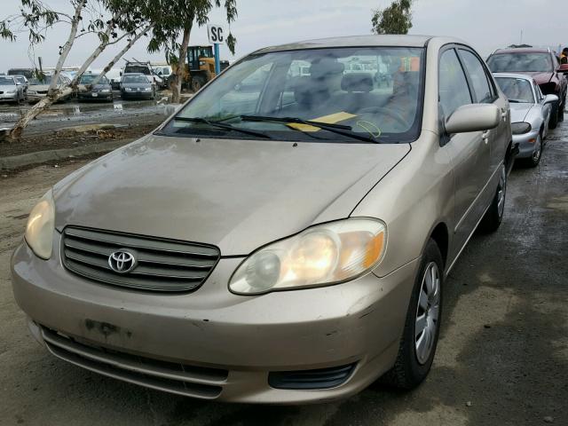 1NXBR32E34Z278698 - 2004 TOYOTA COROLLA LE GOLD photo 2