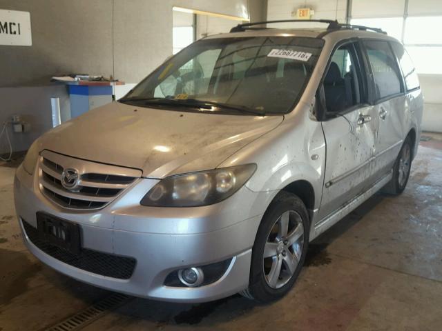 JM3LW28J550539751 - 2005 MAZDA MPV WAGON GRAY photo 2