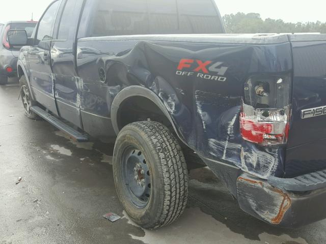 1FTPX14564NB72287 - 2004 FORD F150 BLUE photo 9