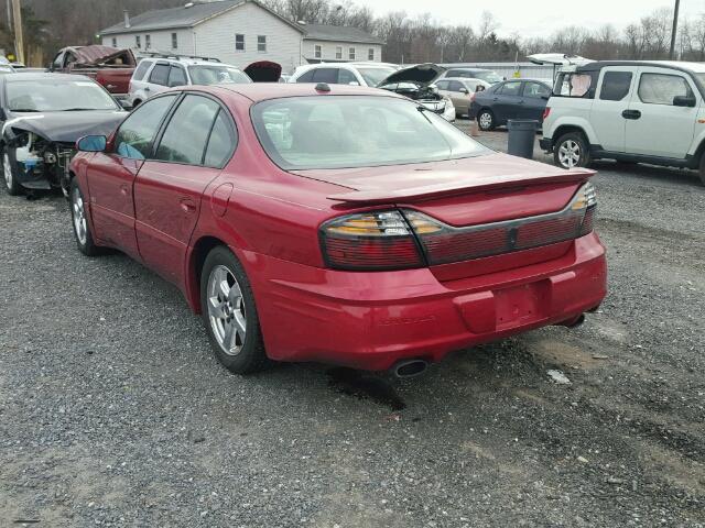 1G2HY54KX4U183110 - 2004 PONTIAC BONNEVILLE RED photo 3