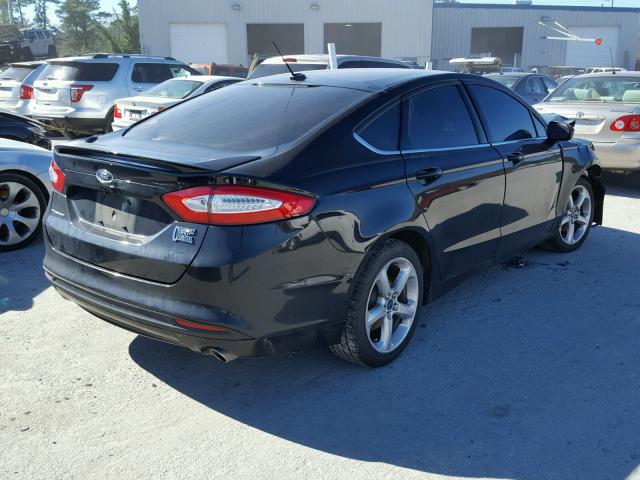 3FA6P0G71GR303037 - 2016 FORD FUSION S BLACK photo 4