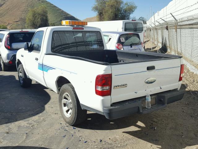 1FTYR10U26PA01538 - 2006 FORD RANGER WHITE photo 3