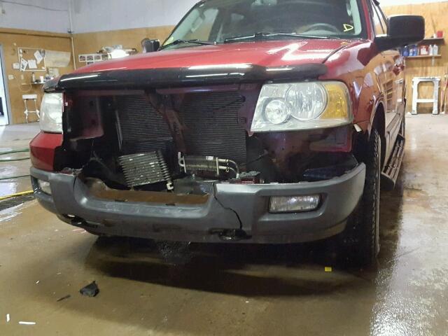 1FMPU16566LA92116 - 2006 FORD EXPEDITION RED photo 9