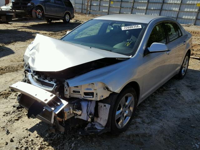 1G1ZC5EBXAF118795 - 2010 CHEVROLET MALIBU 1LT 银色 照片 2