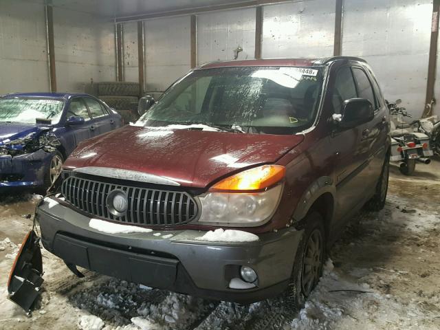 3G5DA03E02S546256 - 2002 BUICK RENDEZVOUS BURGUNDY photo 2