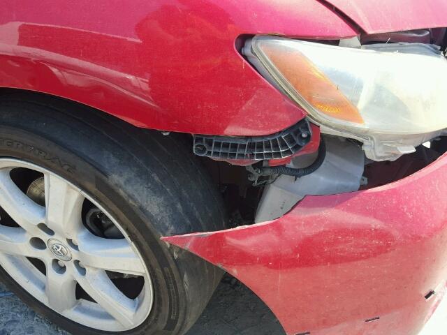 4T1BK46K18U056287 - 2008 TOYOTA CAMRY LE 红色 照片 9