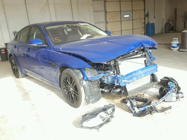 SAJAE4BG7HA969227 - 2017 JAGUAR XE PRESTIG BLUE photo 1