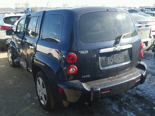 3GNDA13D37S601402 - 2007 CHEVROLET HHR LS BLUE photo 3
