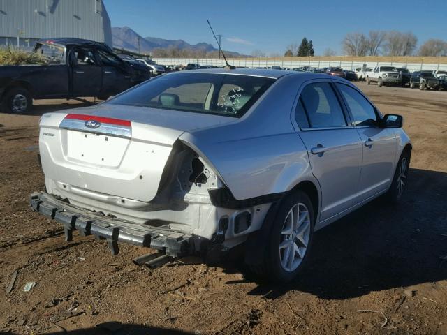 3FAHP0JA6CR411550 - 2012 FORD FUSION SEL SILVER photo 4