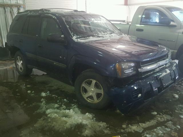 1GNDT13S642219848 - 2004 CHEVROLET TRAILBLAZE BLUE photo 1