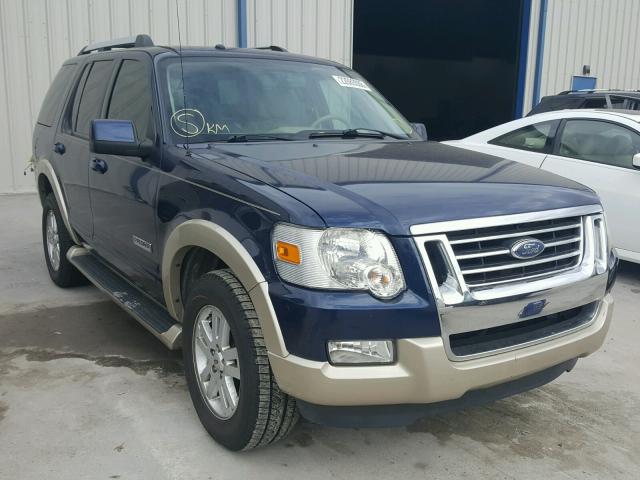 1FMEU64EX7UA57940 - 2007 FORD EXPLORER E BLUE photo 1