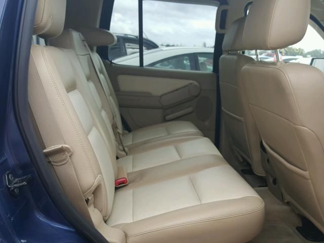1FMEU64EX7UA57940 - 2007 FORD EXPLORER E BLUE photo 6