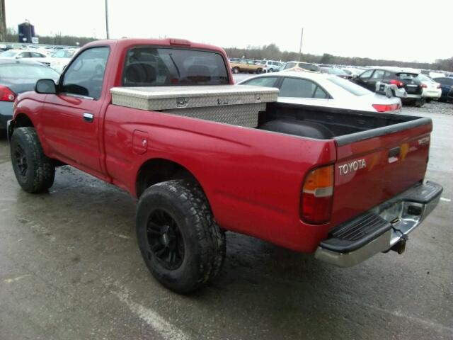 4TANM92N3YZ647230 - 2000 TOYOTA TACOMA PRE RED photo 3