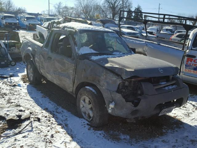 1N6DD26S02C347627 - 2002 NISSAN FRONTIER K GRAY photo 1