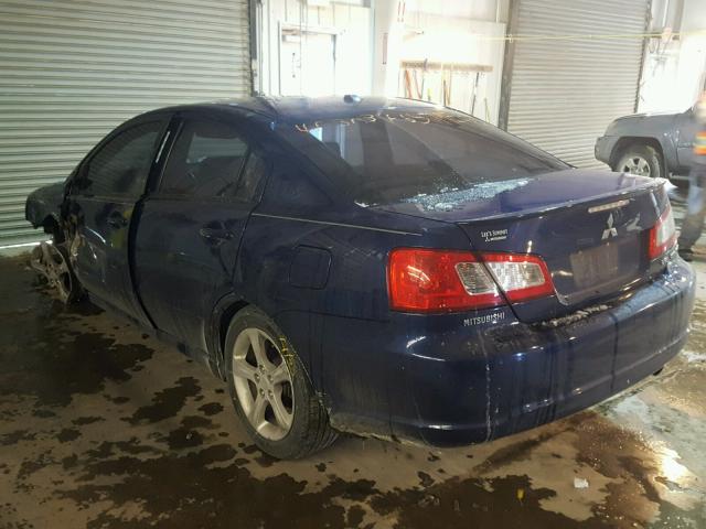 4A3AB46S79E002131 - 2009 MITSUBISHI GALANT SPO BLUE photo 3