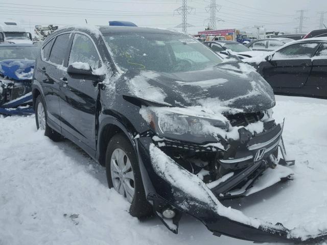 2HKRM4H75EH684526 - 2014 HONDA CR-V EXL BLACK photo 1