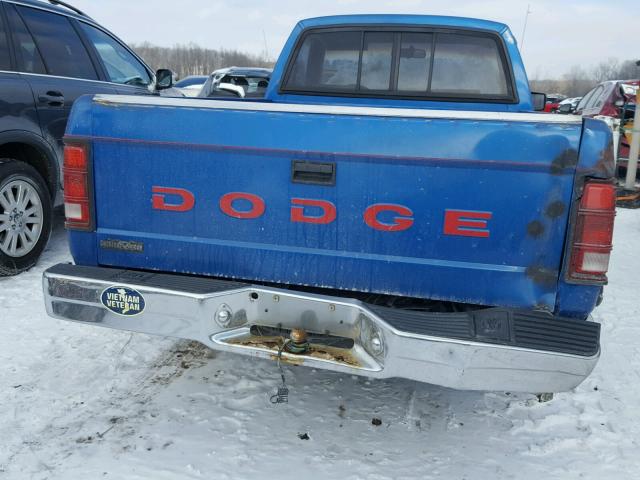 1B7FL26X5MS279926 - 1991 DODGE DAKOTA BLUE photo 9