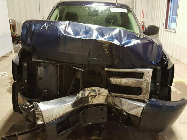 1GCEK14058Z156560 - 2008 CHEVROLET SILVERADO BLUE photo 7