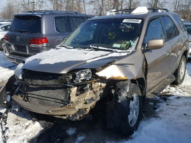 2HNYD18243H524300 - 2003 ACURA MDX GOLD photo 2