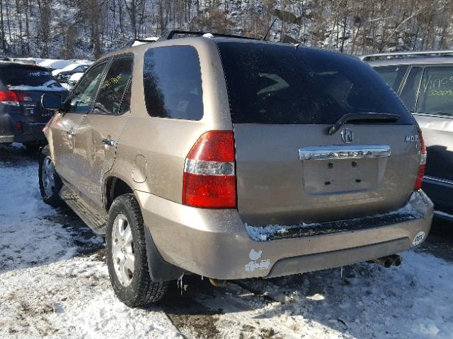 2HNYD18243H524300 - 2003 ACURA MDX GOLD photo 3