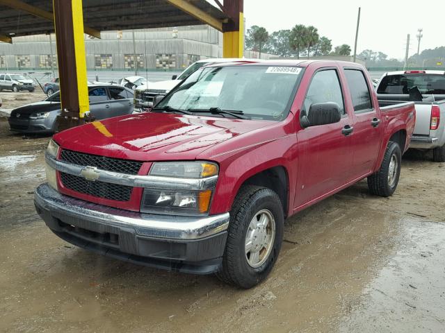 1GCCS138968191250 - 2006 CHEVROLET COLORADO BURGUNDY photo 2