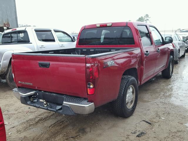 1GCCS138968191250 - 2006 CHEVROLET COLORADO BURGUNDY photo 4