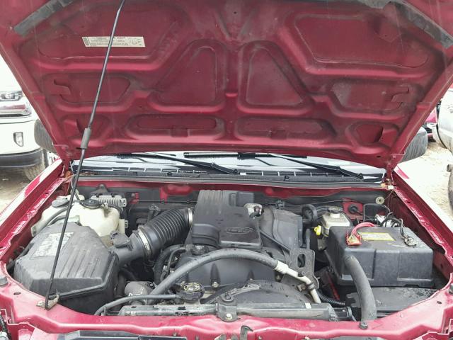 1GCCS138968191250 - 2006 CHEVROLET COLORADO BURGUNDY photo 7