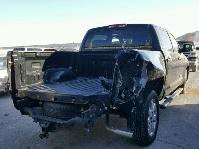 5TBET54167S455951 - 2007 TOYOTA TUNDRA CRE BLACK photo 4