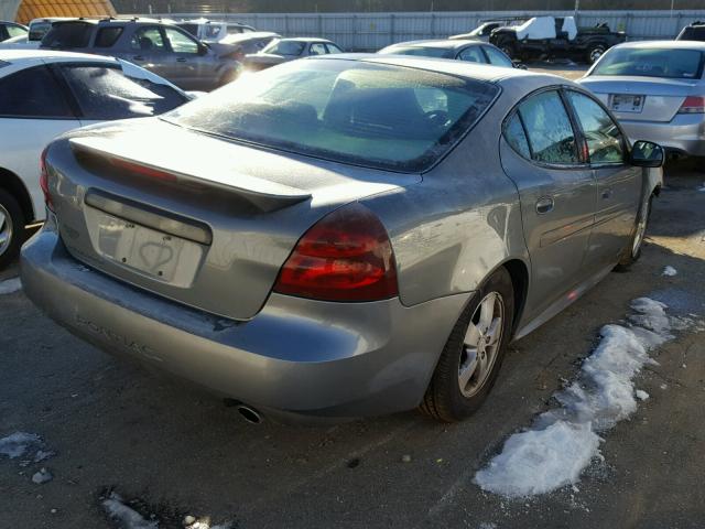 2G2WP552481107070 - 2008 PONTIAC GRAND PRIX GRAY photo 4